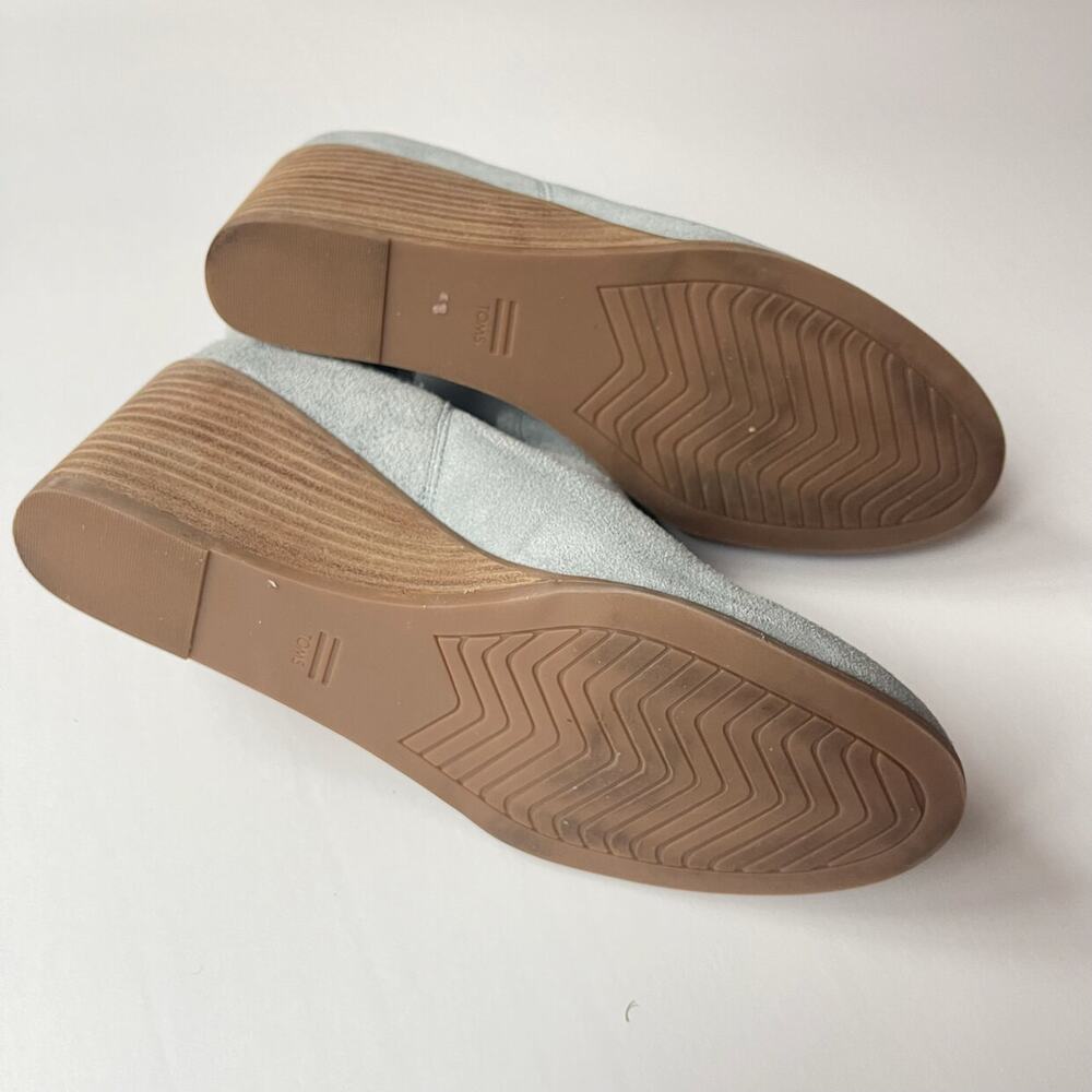 Toms Suede Wedge Booties W9 - Picture 6 of 9